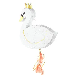 Pull String Swan Princess Piata