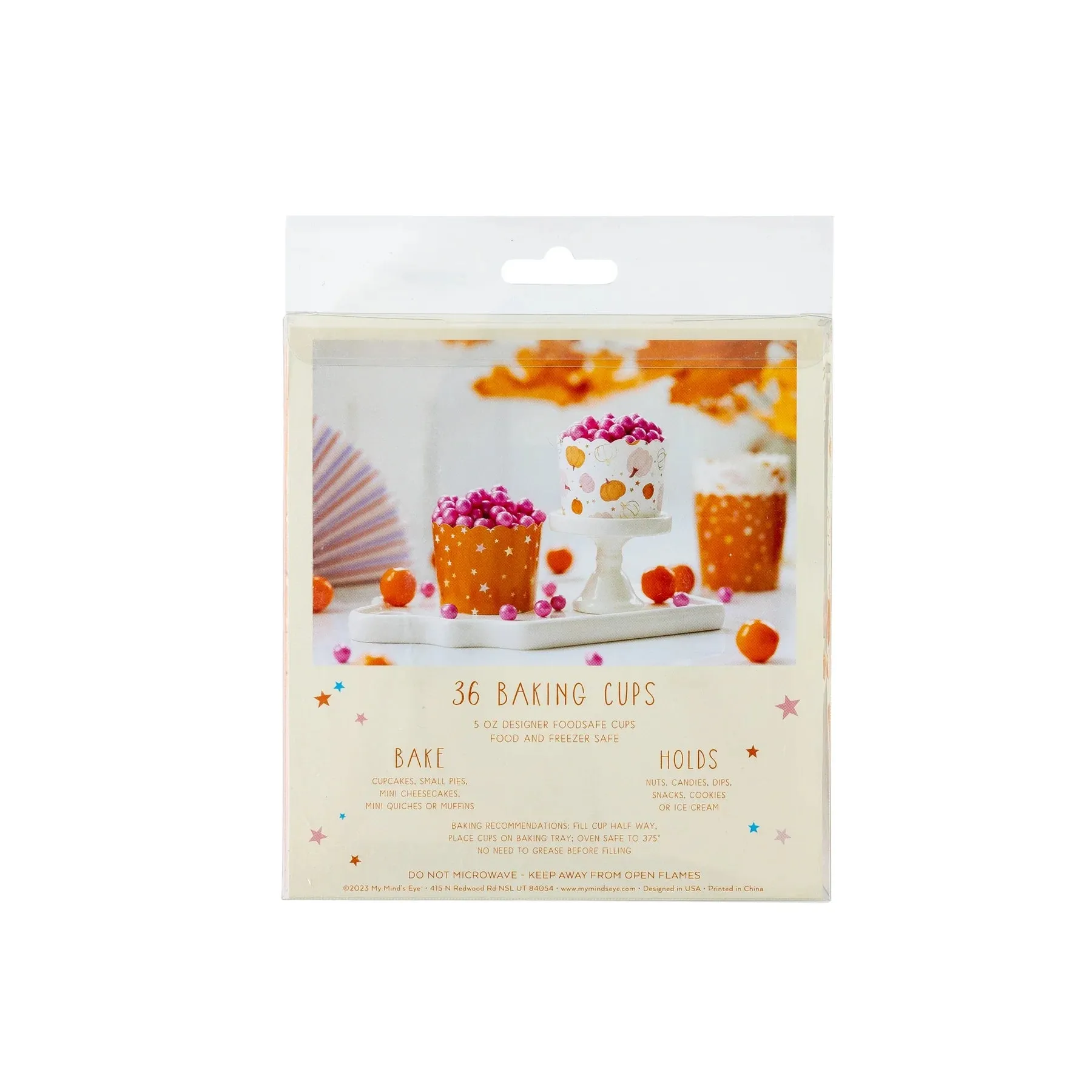 Pumpkins & Stars Baking Cups 36ct