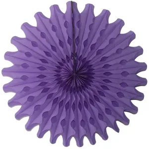 Purple Tissue Paper Fan 18