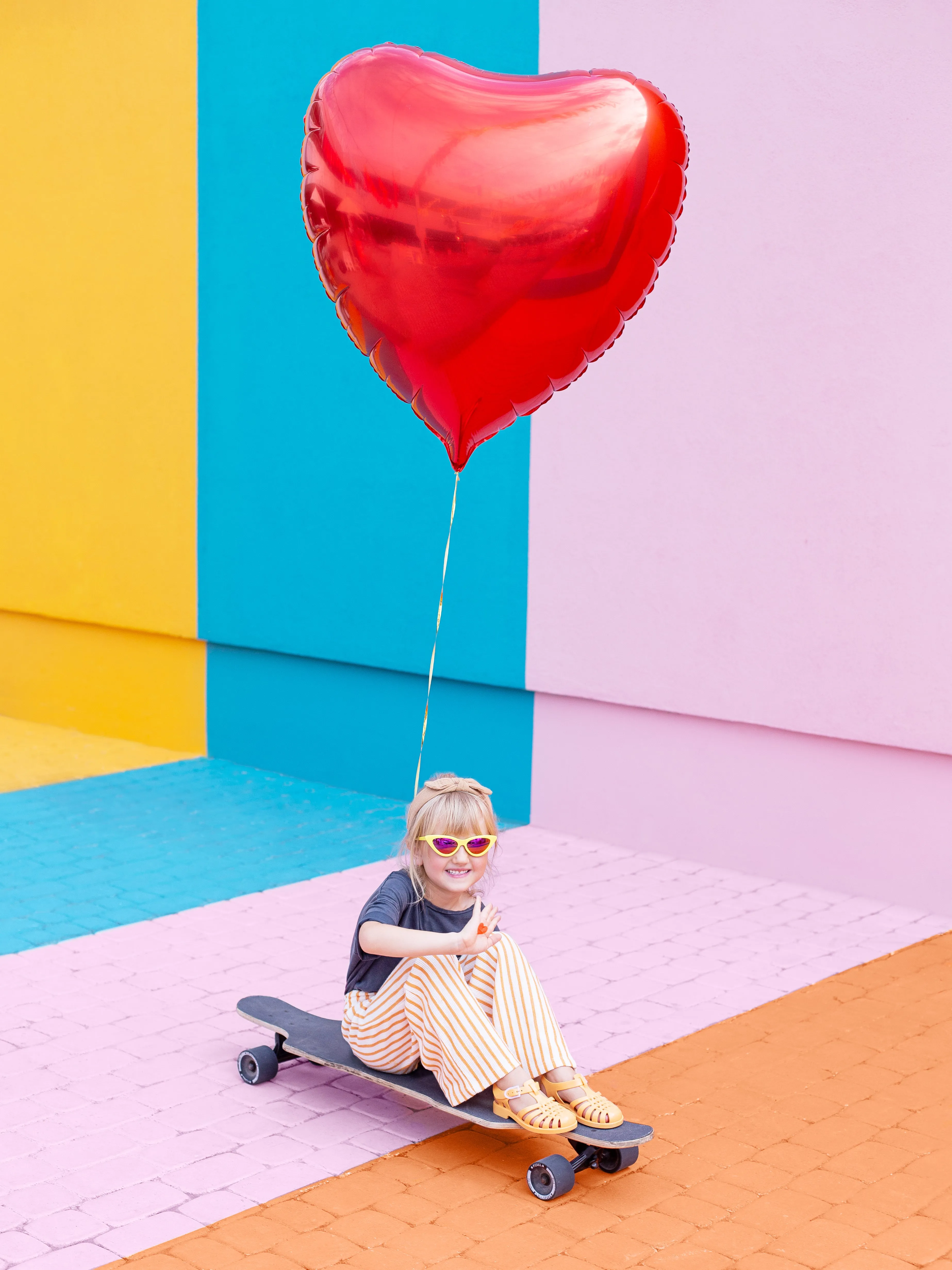 Red Heart Foil Balloon 28in