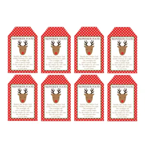 Reindeer Food Free Printable Tags