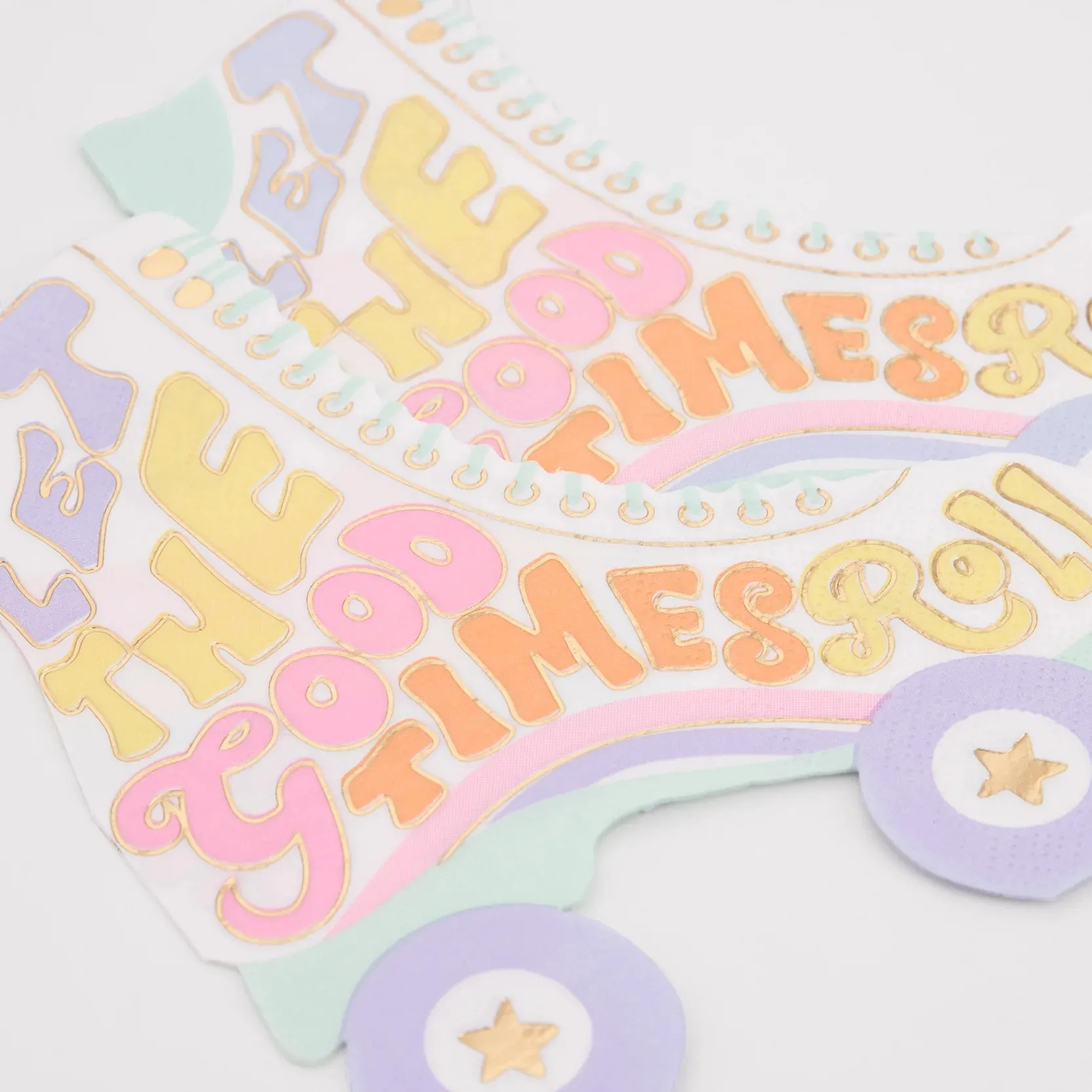 Roller Skate Dessert Napkins 16ct