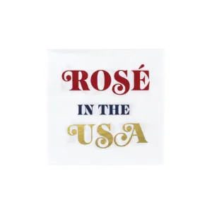Ros in the USA Dessert Napkins 20ct