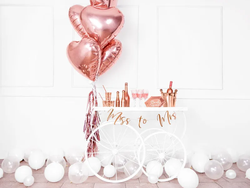 Rose Gold Heart Foil Balloon 18in