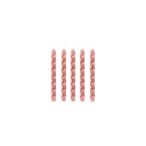 Rose Gold Spiral Birthday Candles