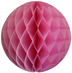 Rose Pink Honeycomb Tissue Ball