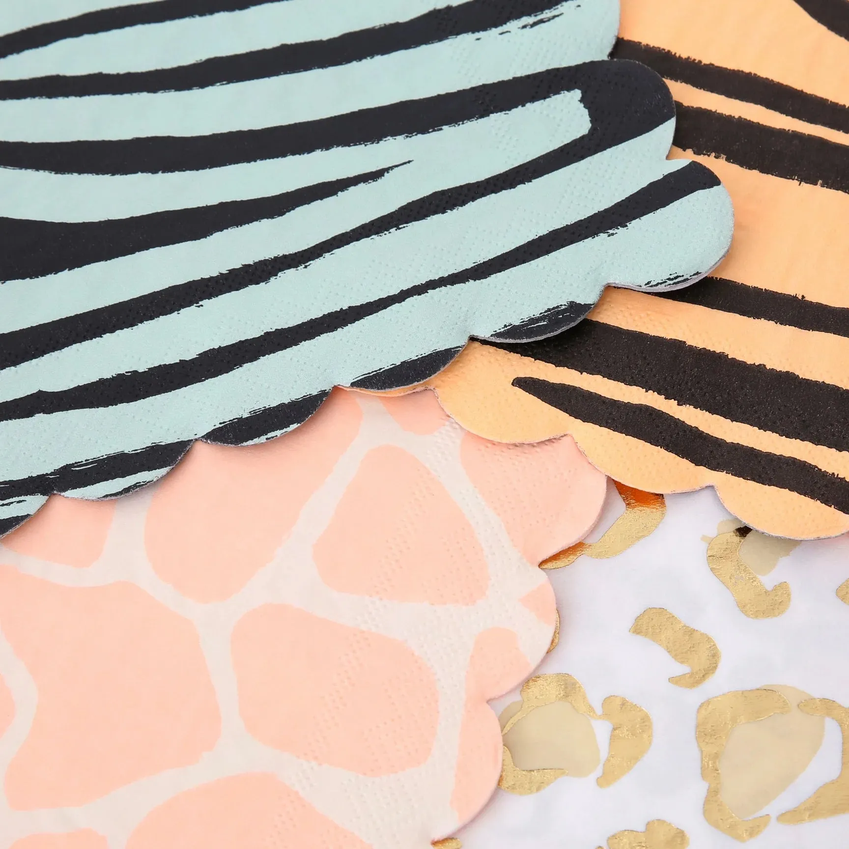 Safari Animal Print Dessert Napkins 16ct