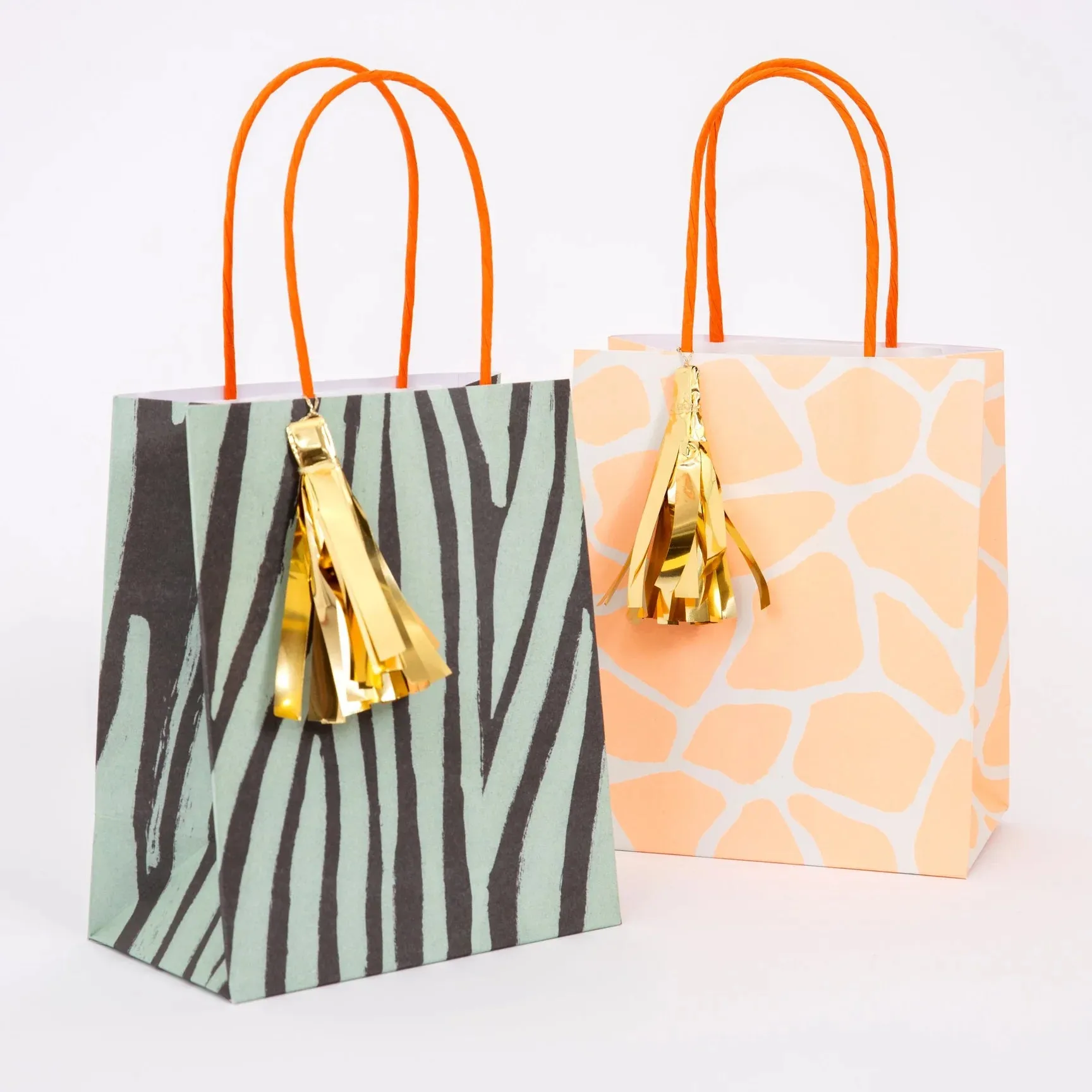 Safari Animal Print Favor Bags 8ct