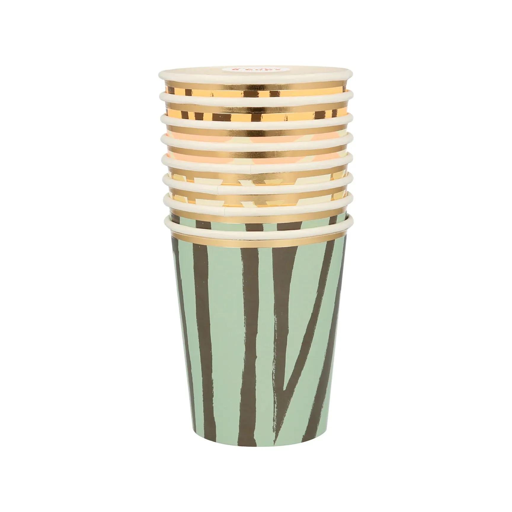 Safari Animal Print Paper Cups 8ct