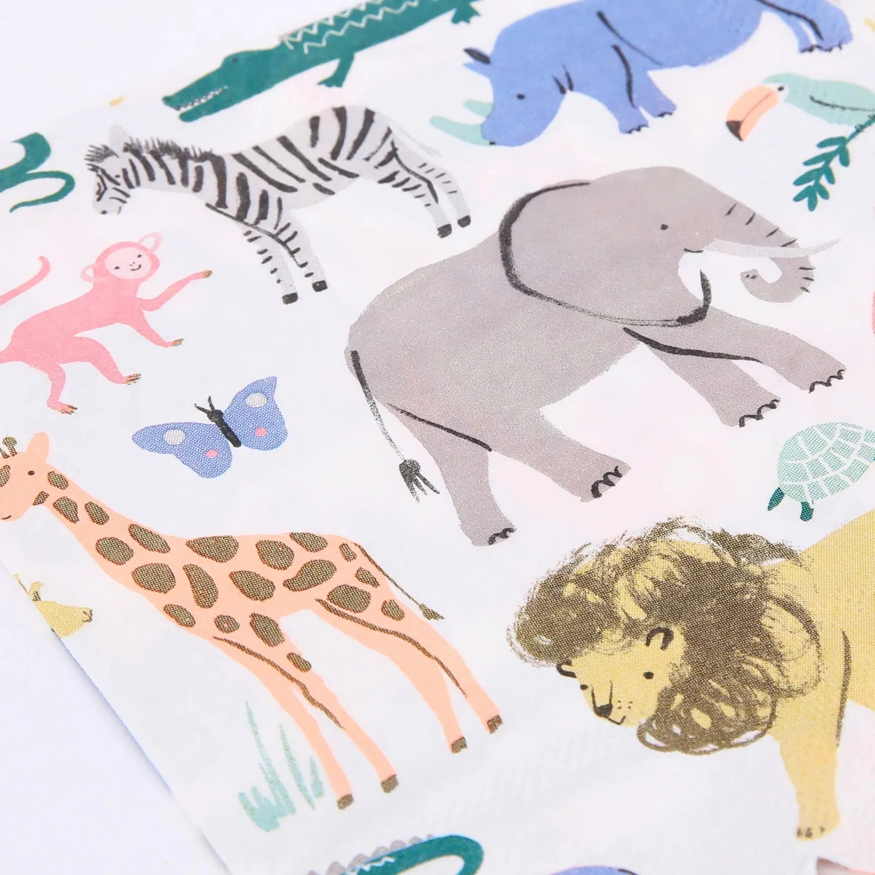 Safari Animals Lunch Napkins 20ct