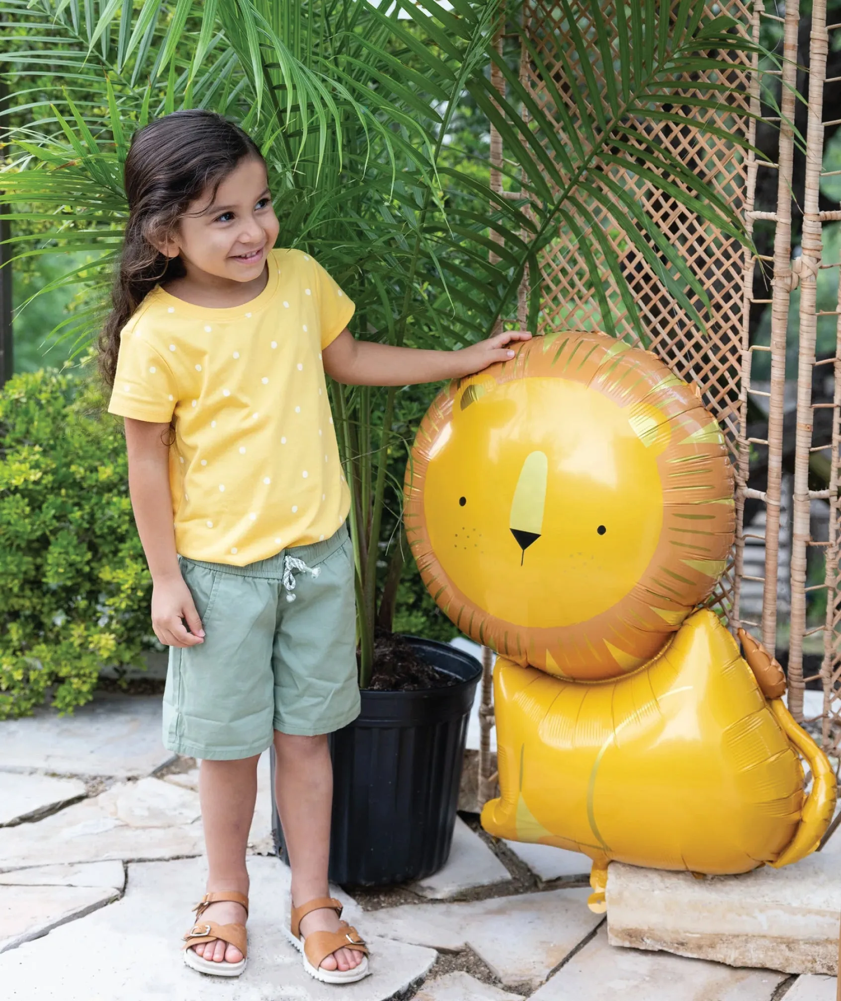 Safari Lion Mylar Balloon 24in