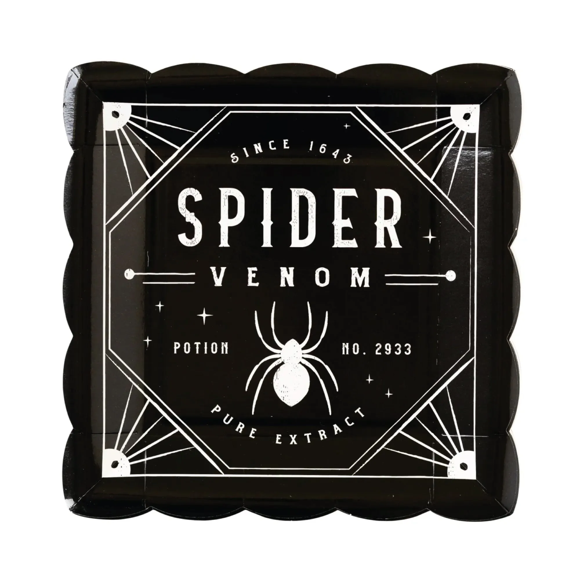 Salem Apothecary Label Paper Plates 9ct