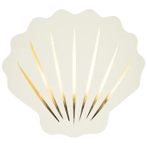 Seashell Paper Placemats 12ct