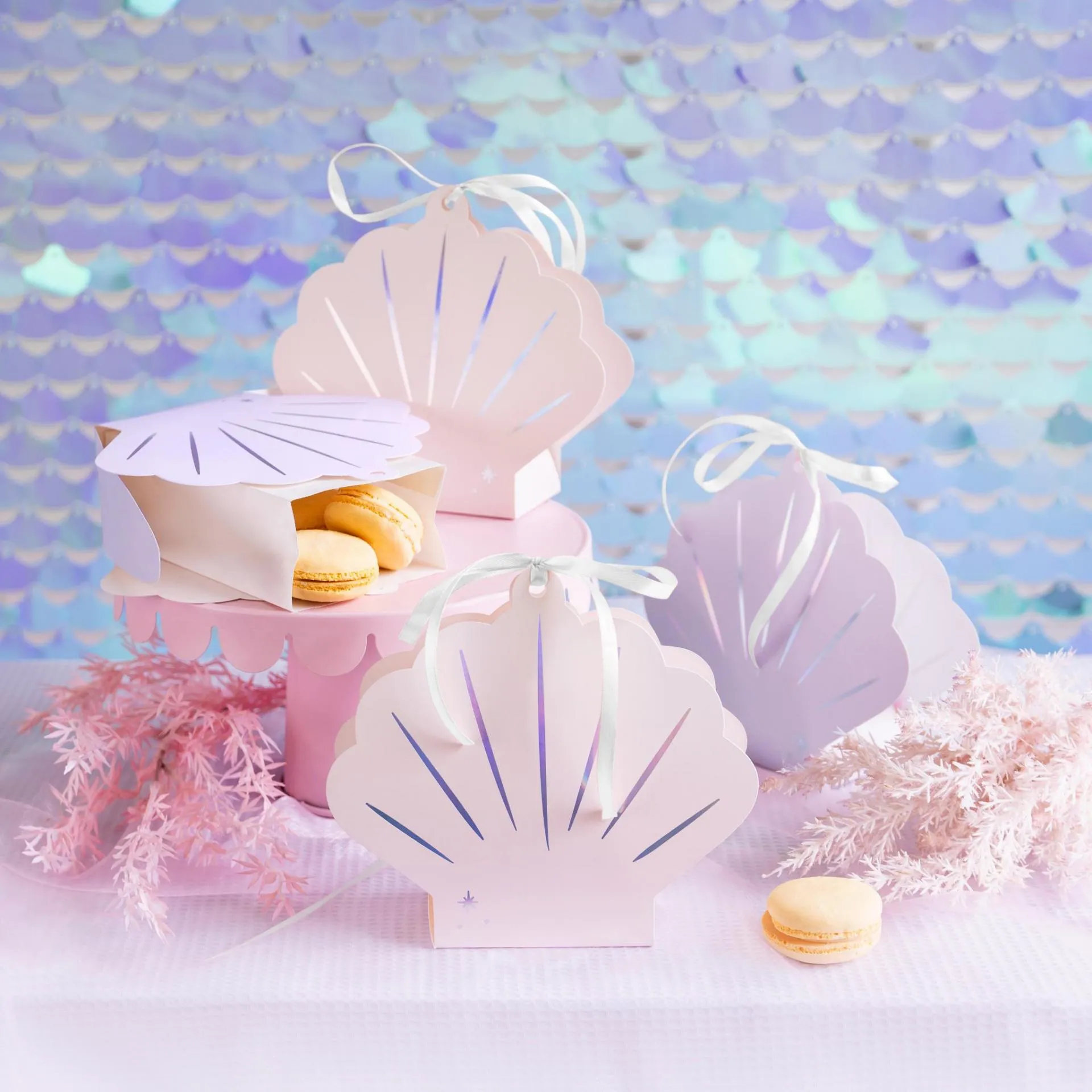 Seashell Treat Boxes 4ct