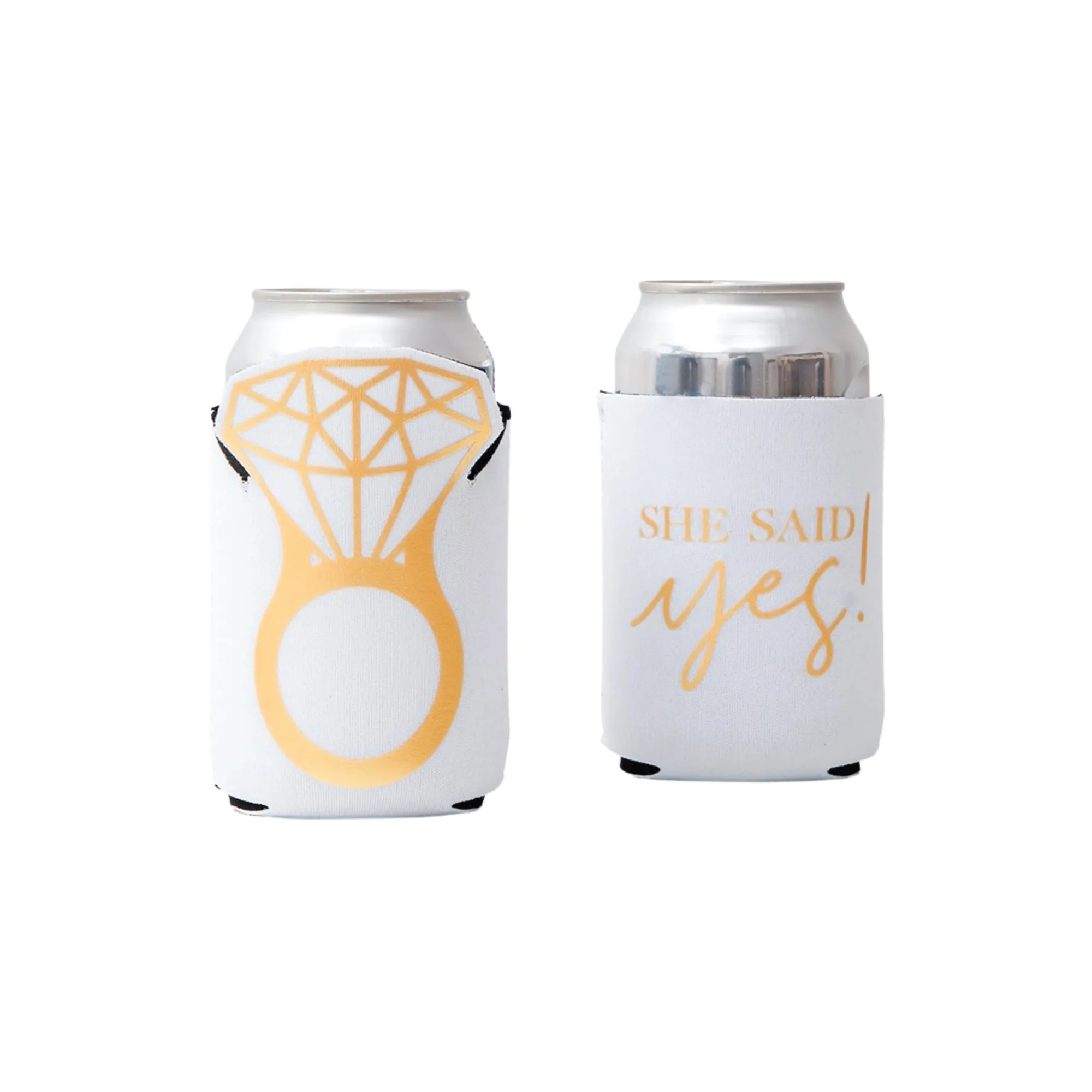 She Said Yes Can Coozie