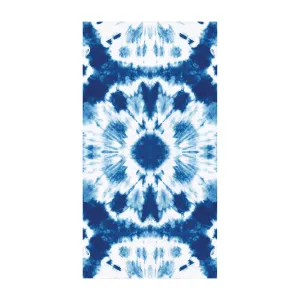 Shibori Blue & White Tie-Dye Guest Towels 16ct