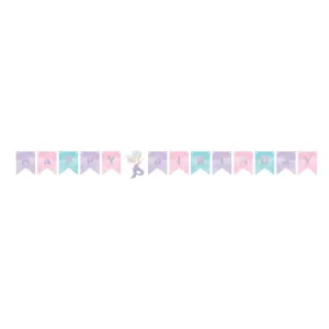 Shimmer Mermaid Happy Birthday Pennant Banner