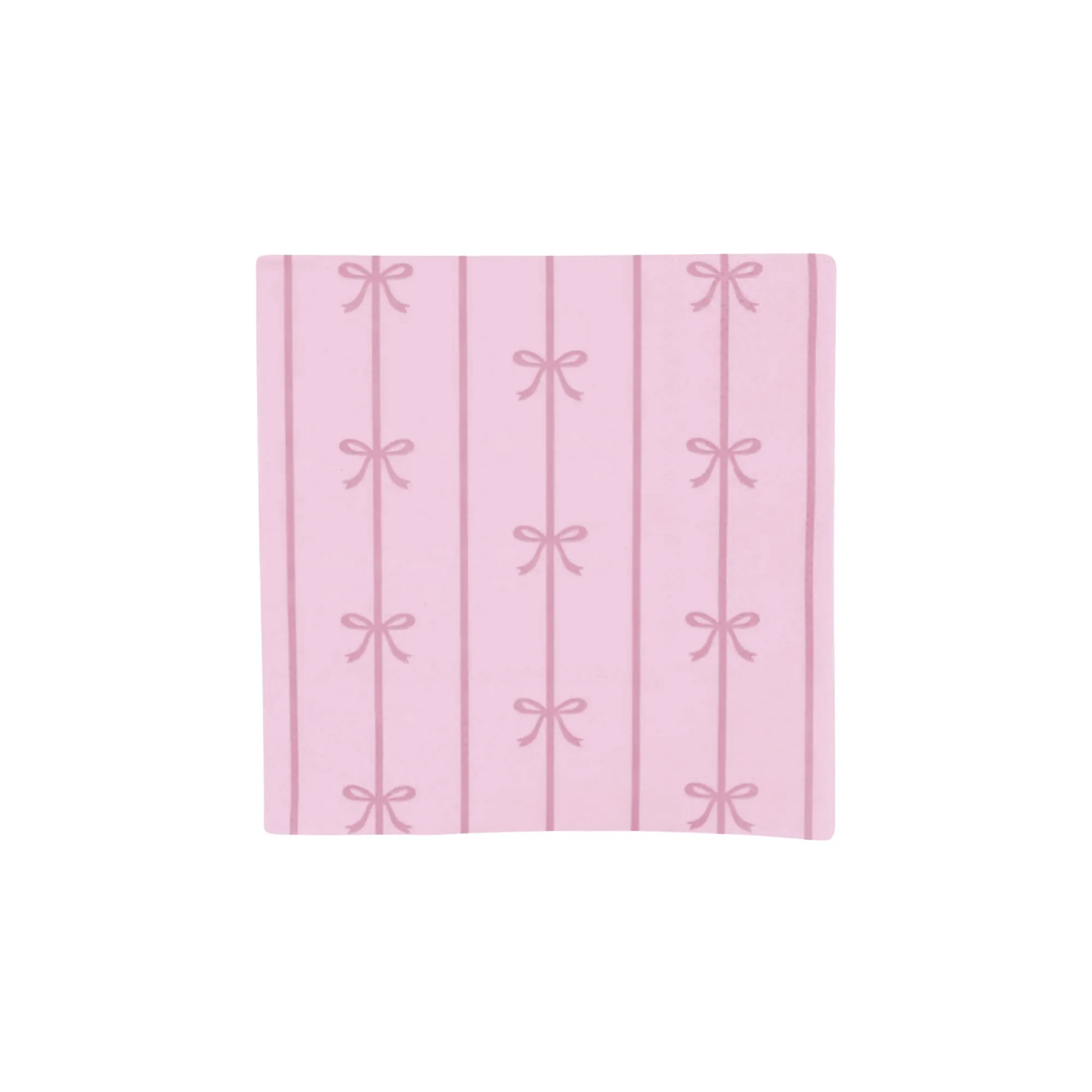 Signature Dark Pink Bow Dessert Napkins 20ct