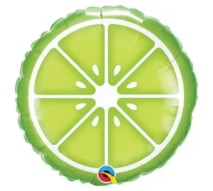 Sliced Lime Balloon 18