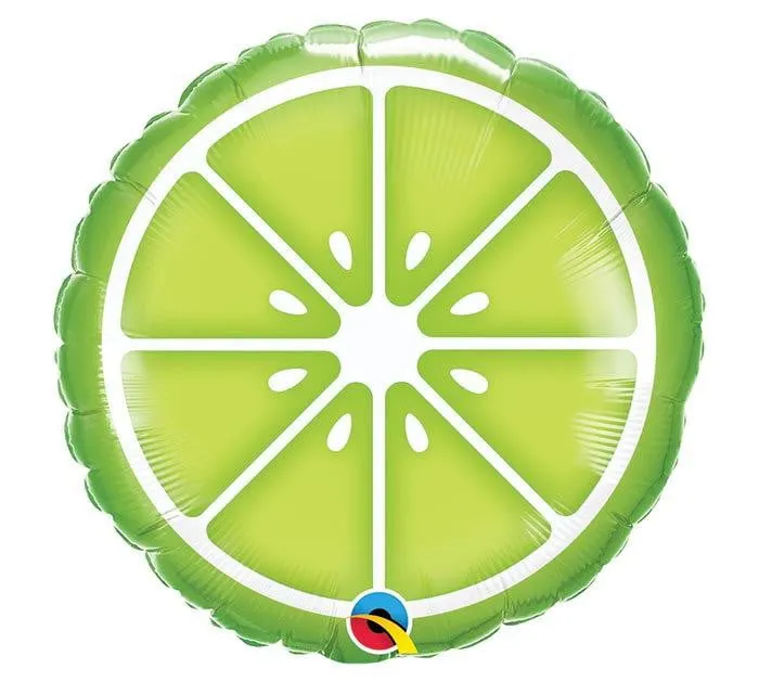 Sliced Lime Balloon 18