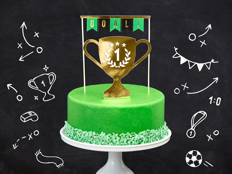 Soccer Party Cake Toppers 2ct