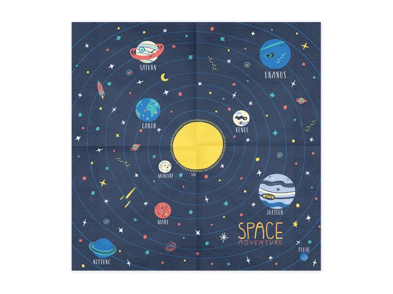 Space Adventure Lunch Napkins 20ct