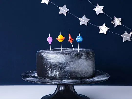 Space Birthday Candles