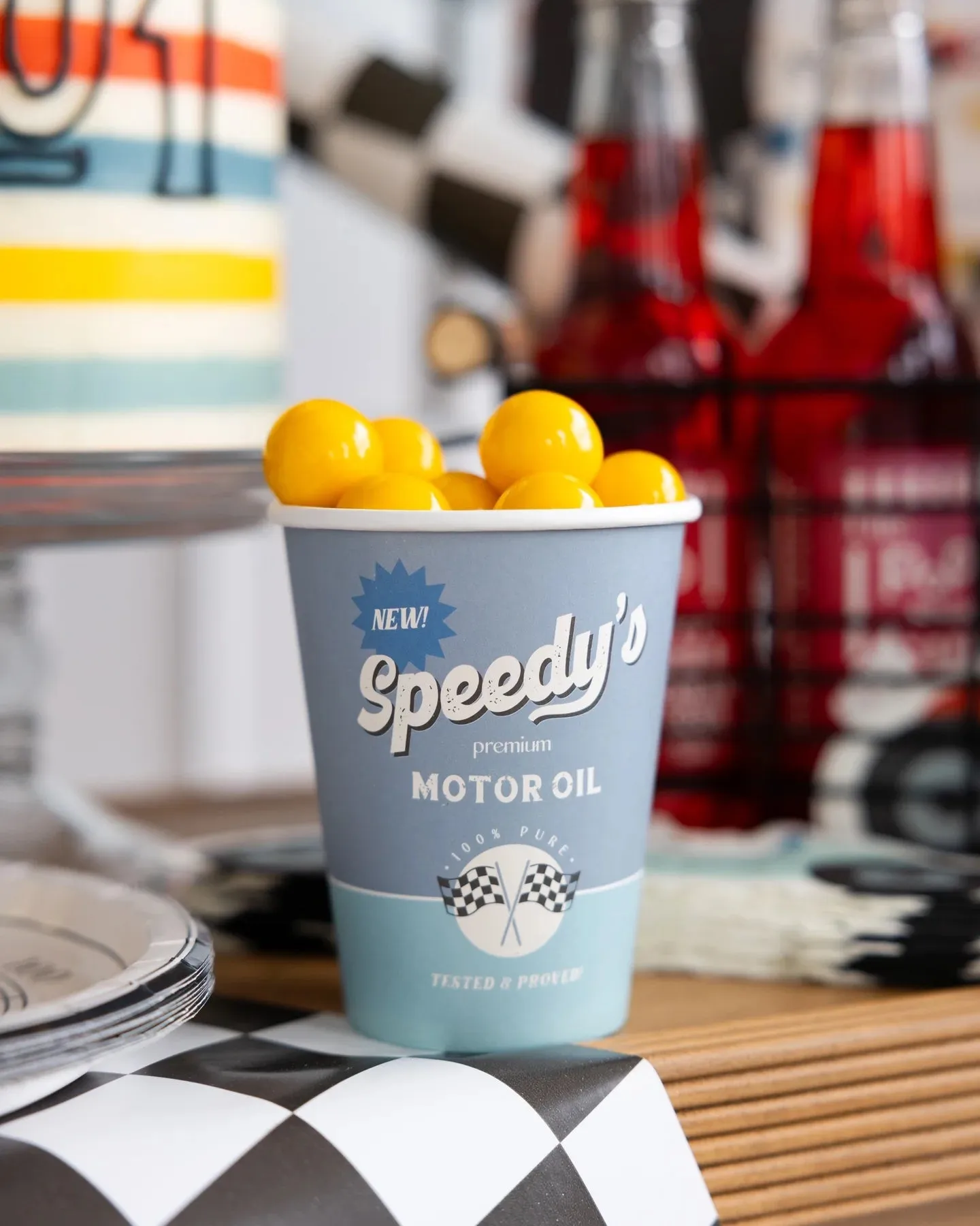 Speedy's Motor Oil Paper Cups 8ct