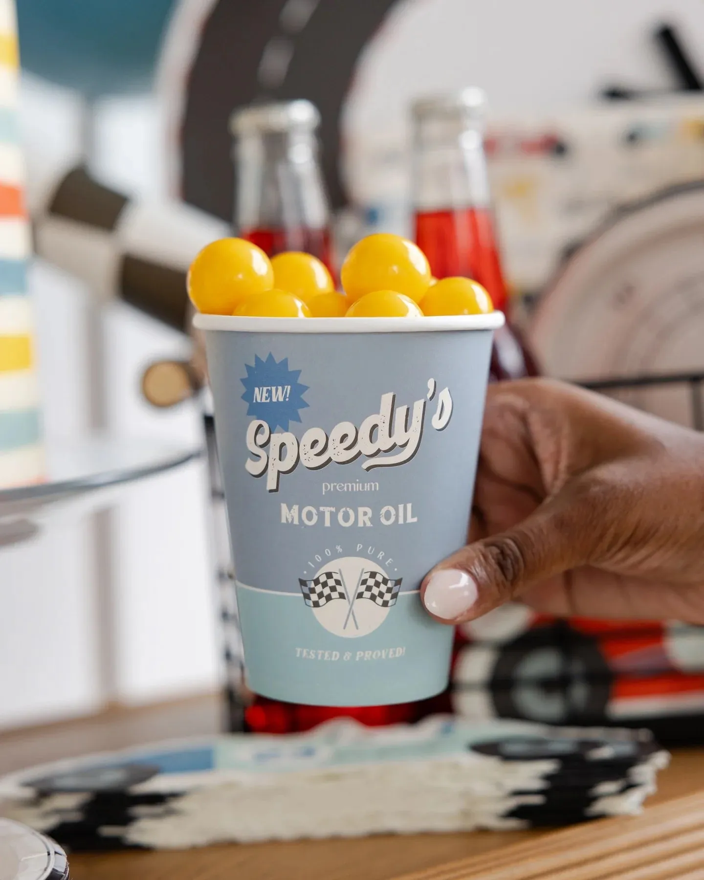 Speedy's Motor Oil Paper Cups 8ct