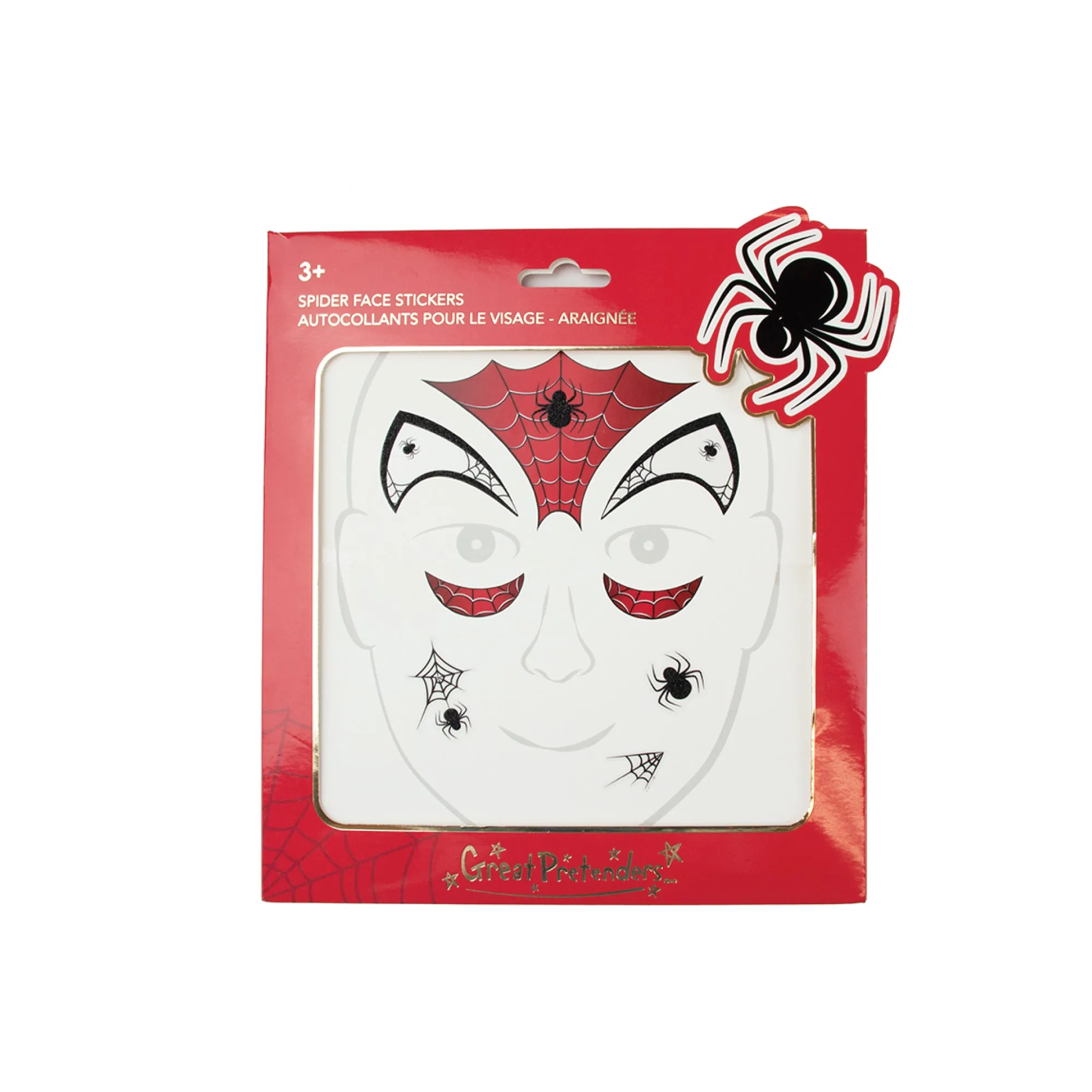 Spider Superhero Stickers 8 ct