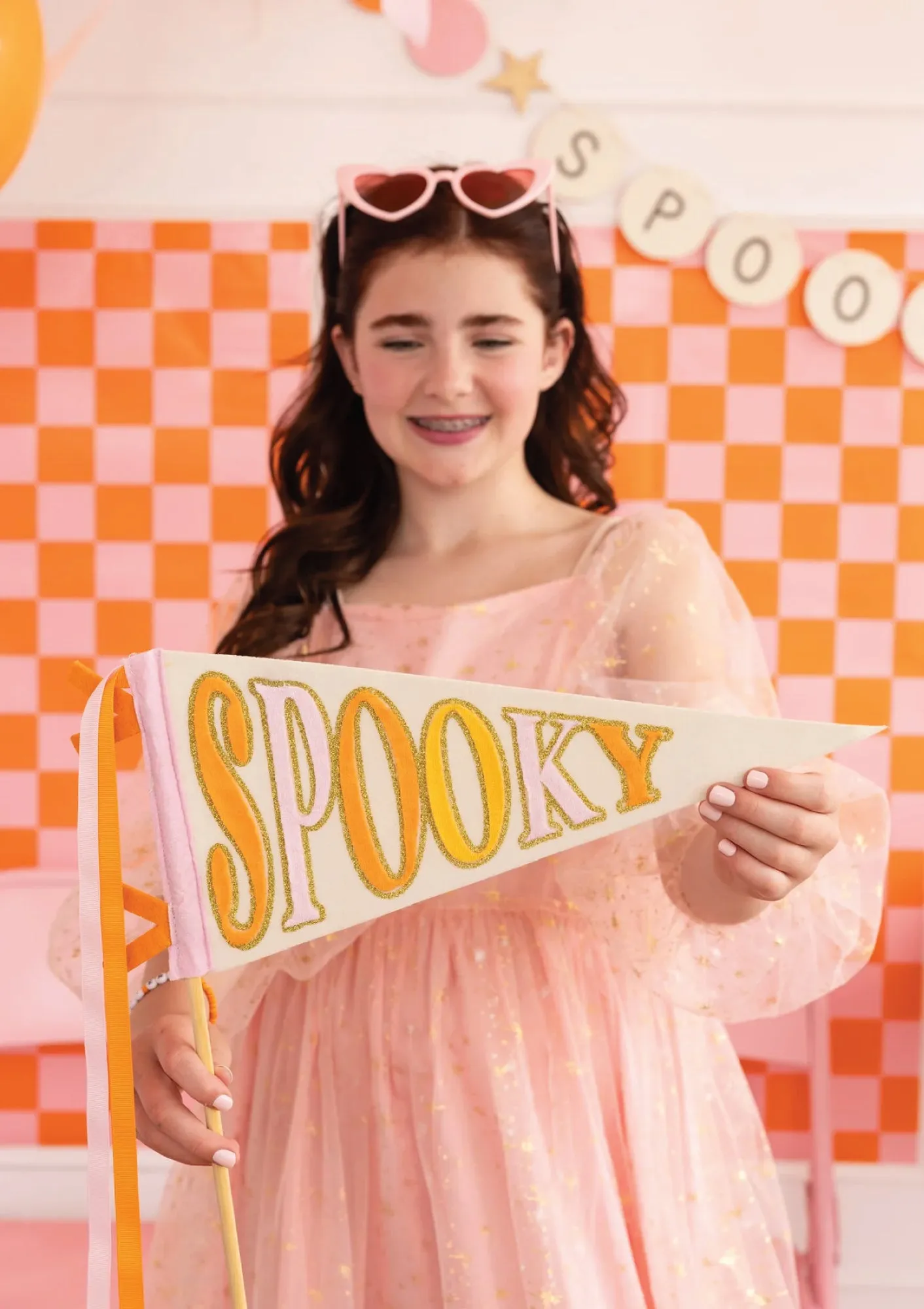 Spooky Era Felt Pennant Flag