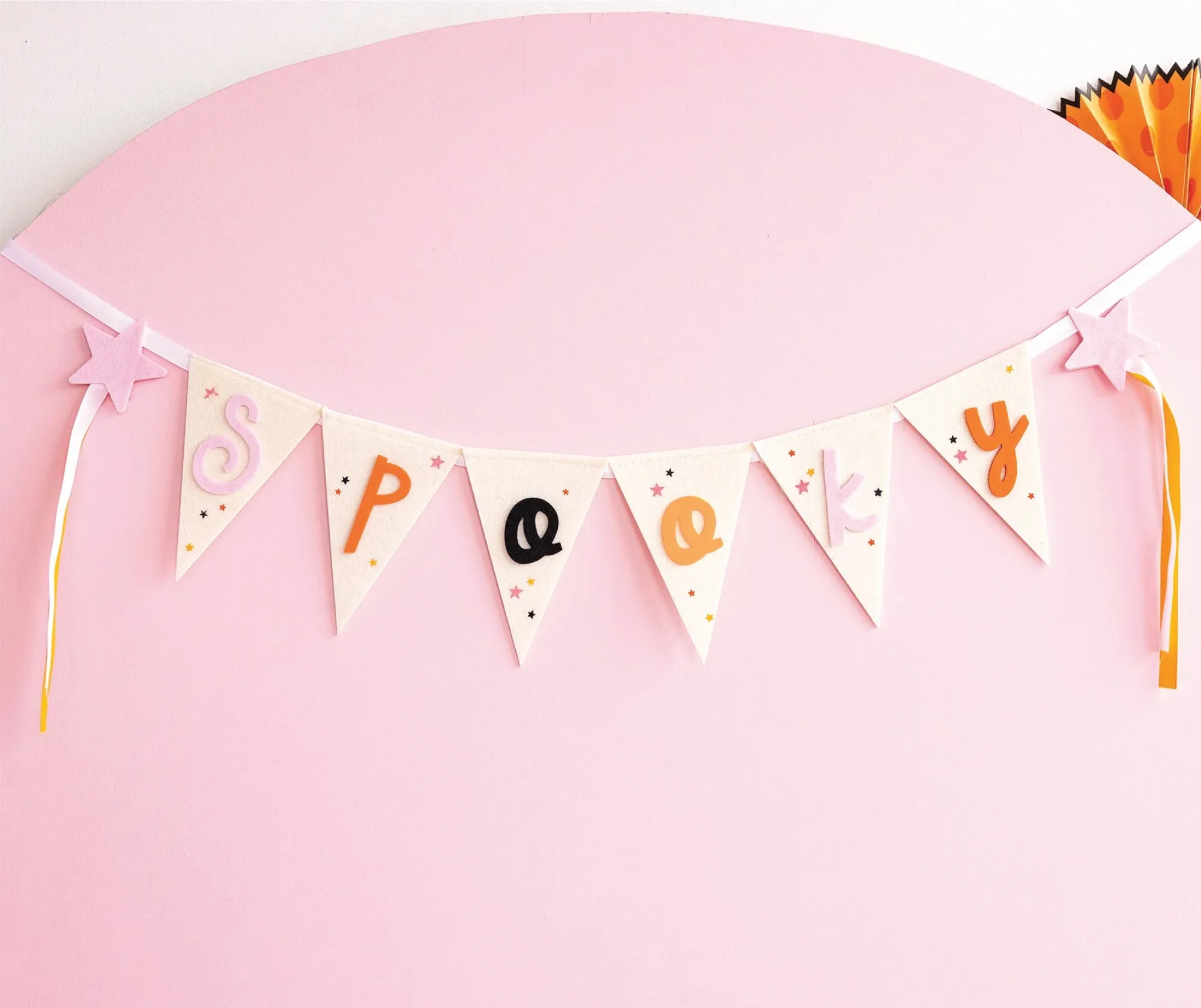 Spooky Halloween Felt Banner 3ft