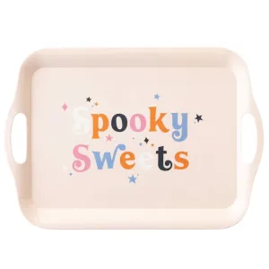 Spooky Sweets Halloween Bamboo Serving Tray