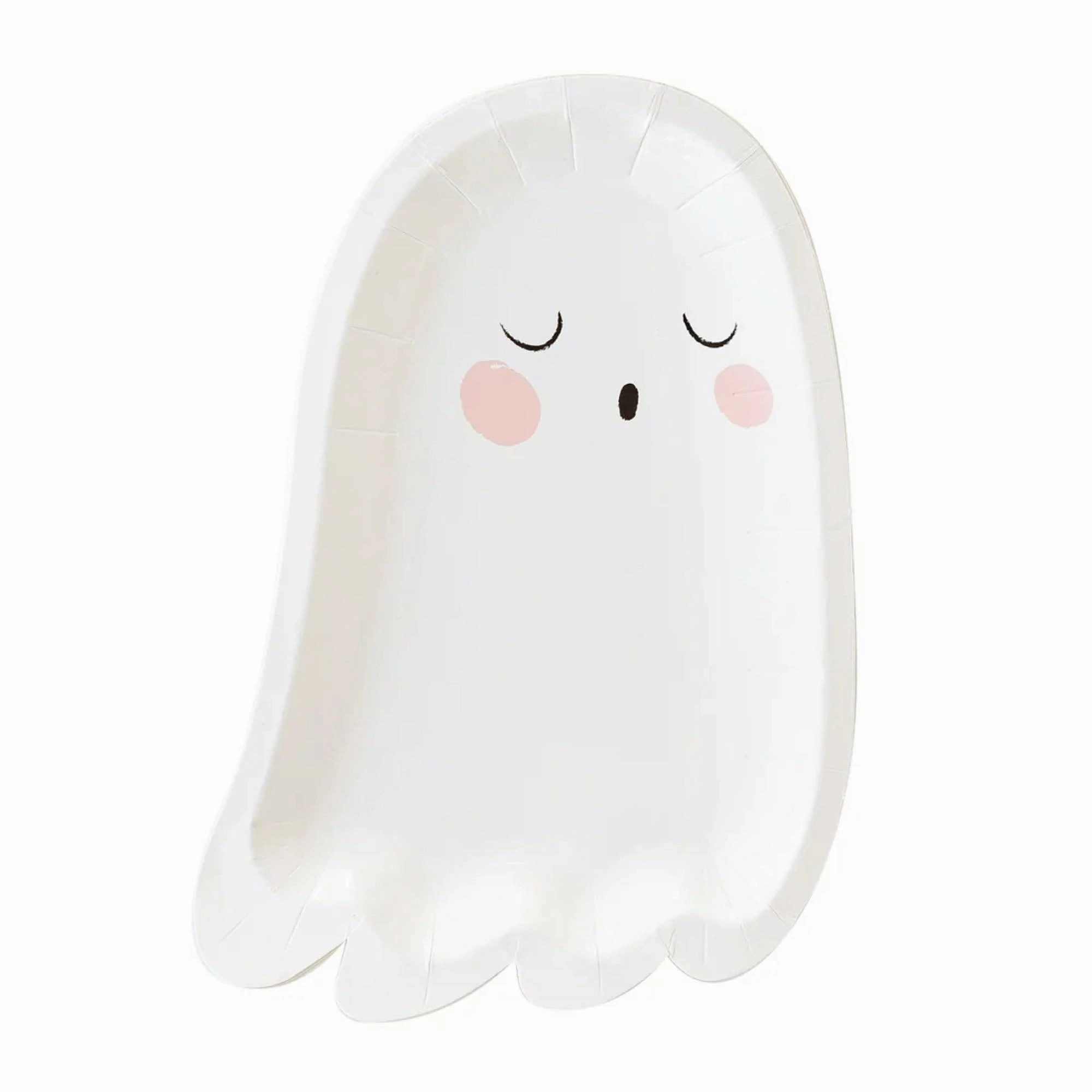 Spooky Cute Halloween Ghost Dessert Plates 8ct