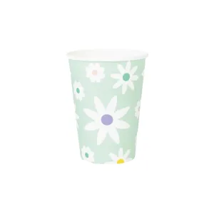 Spring Daisies Paper Cups 8ct