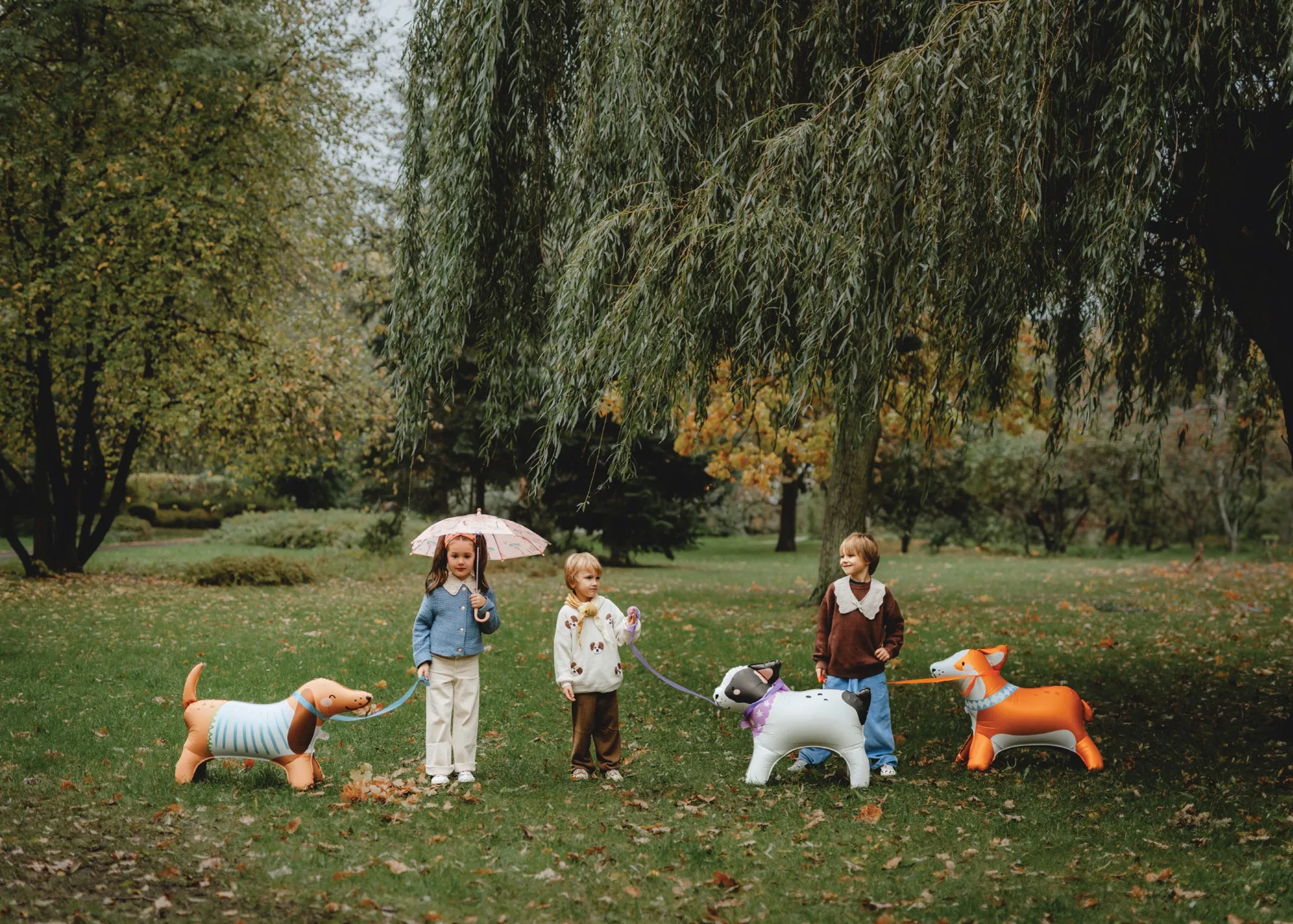 Standing Dachshund Dog Balloon 35in