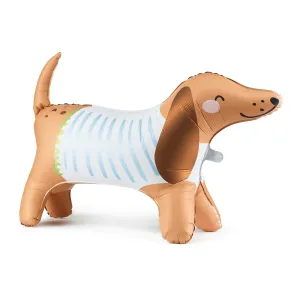 Standing Dachshund Dog Balloon 35in