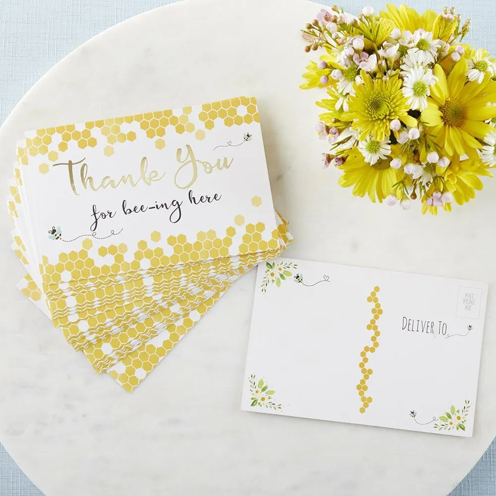 Sweet as Can Bee Invitations & Thank You Card Set 25ct