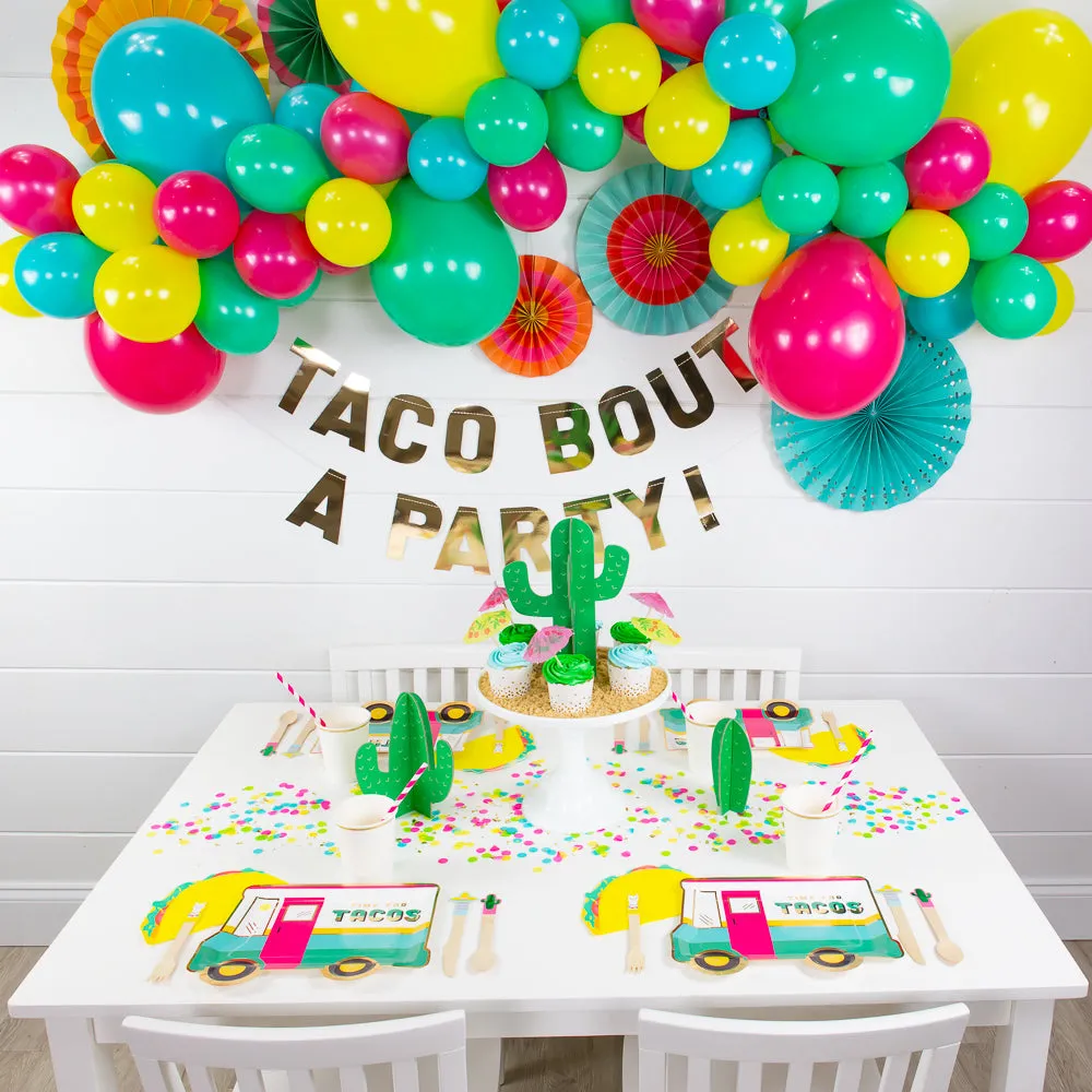 Taco Bout a Party Balloon Garland Kit 6ft