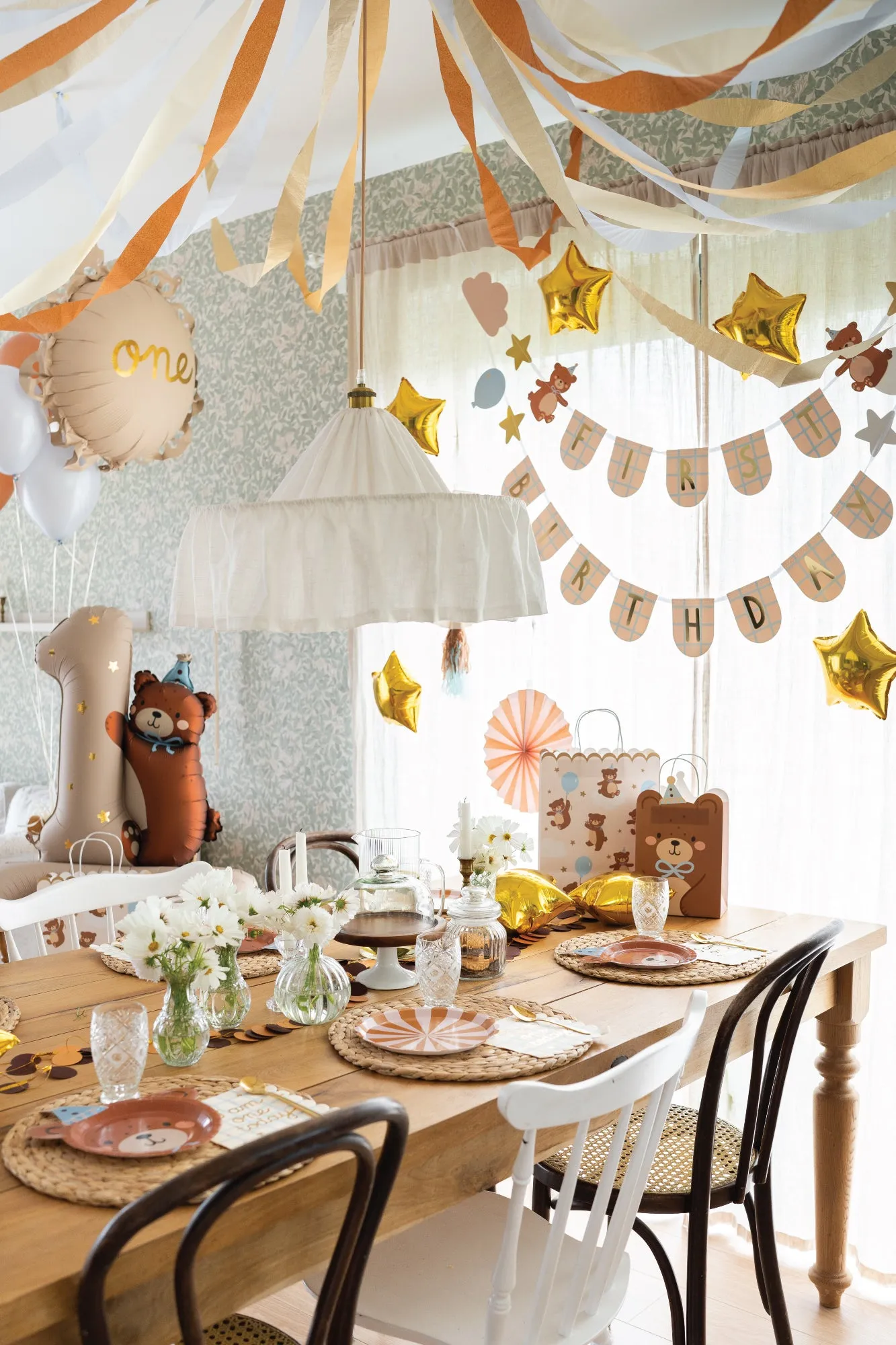Teddy Bear Party Dessert Plates 6ct