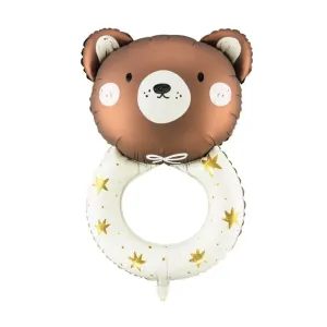 Teddy Bear Rattle Balloon 26in