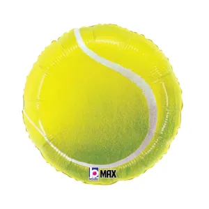 Tennis Ball Foil Balloon 18in