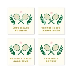 Tennis Sayings Dessert Napkin Set 16ct