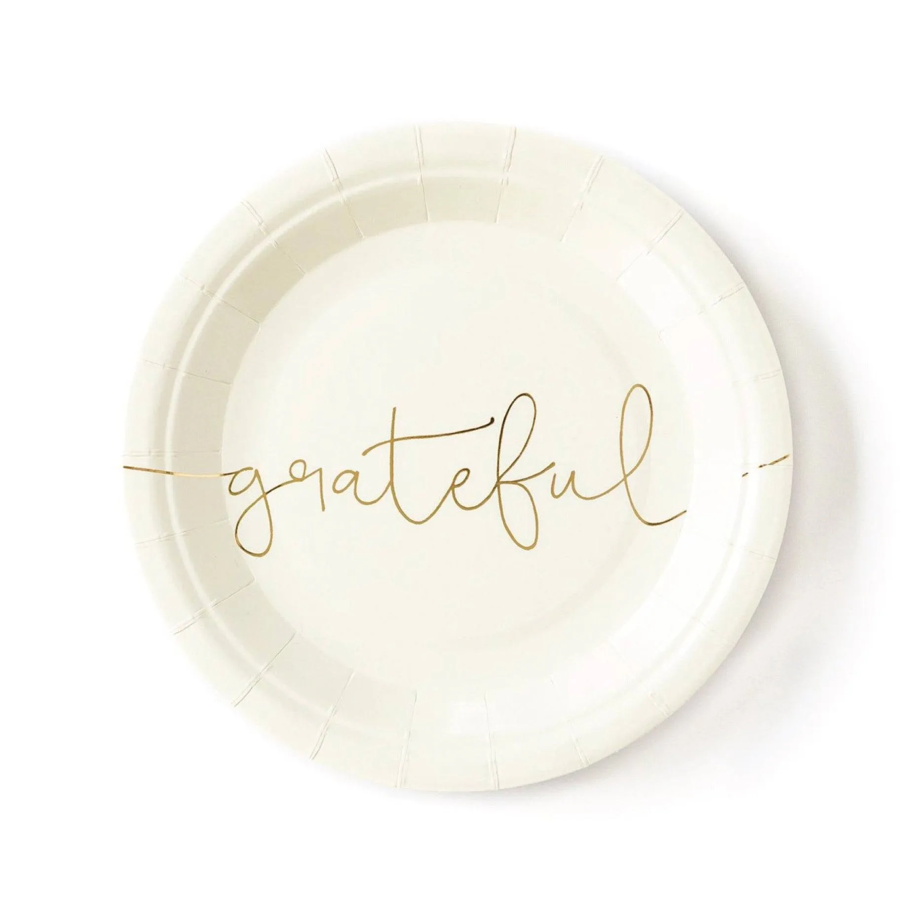 Thankful & Grateful Dessert Plates 8ct
