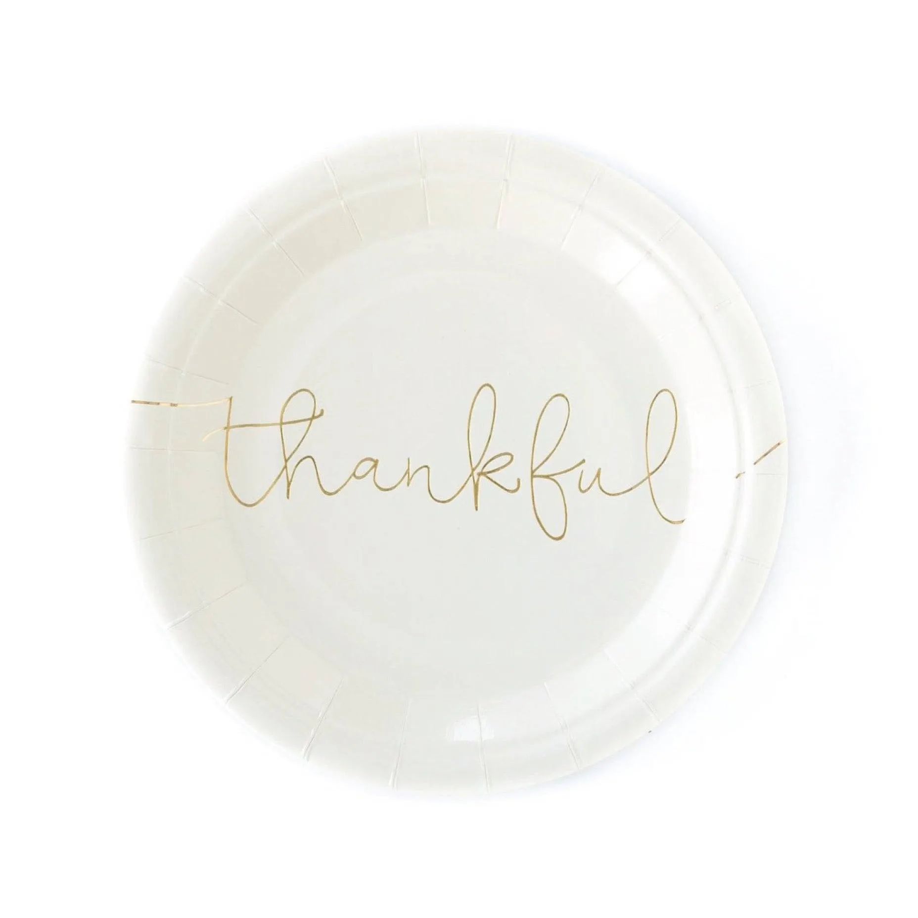 Thankful & Grateful Dessert Plates 8ct