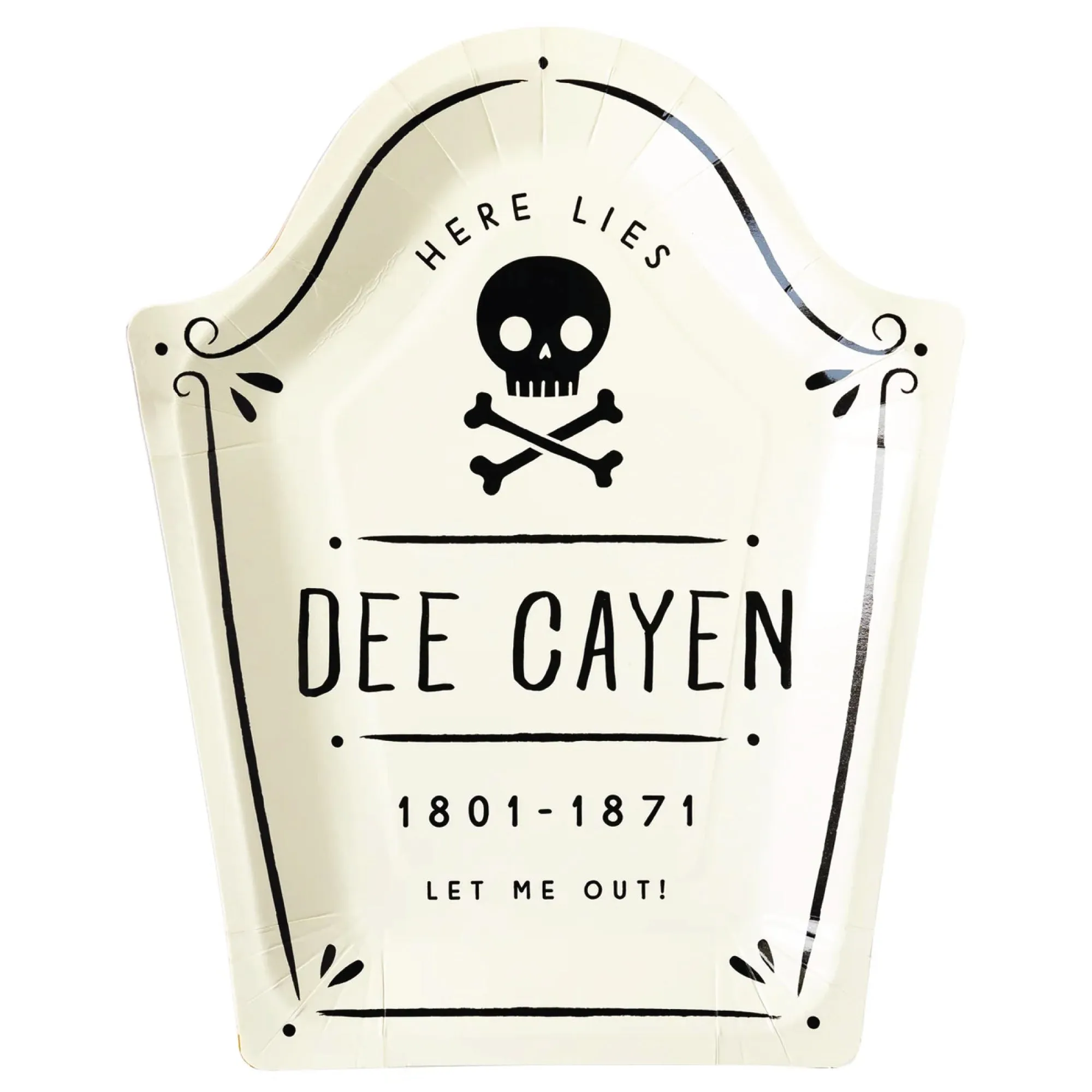Tombstone Lunch Plates 8ct