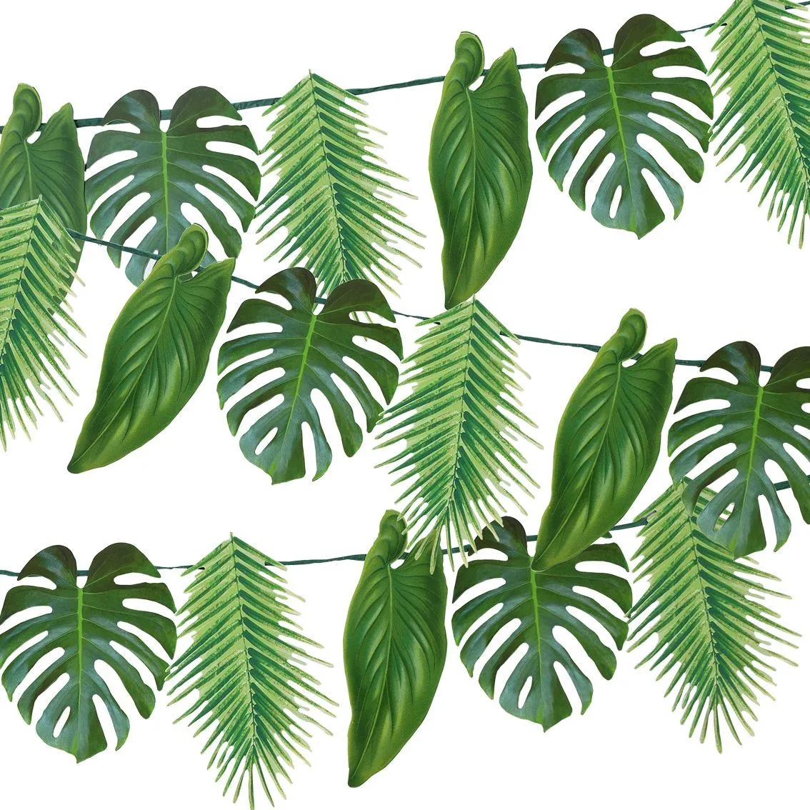 Tropical Palm Leaf Garland 5ft