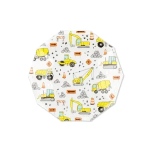 Under Construction Dessert Plates 8ct