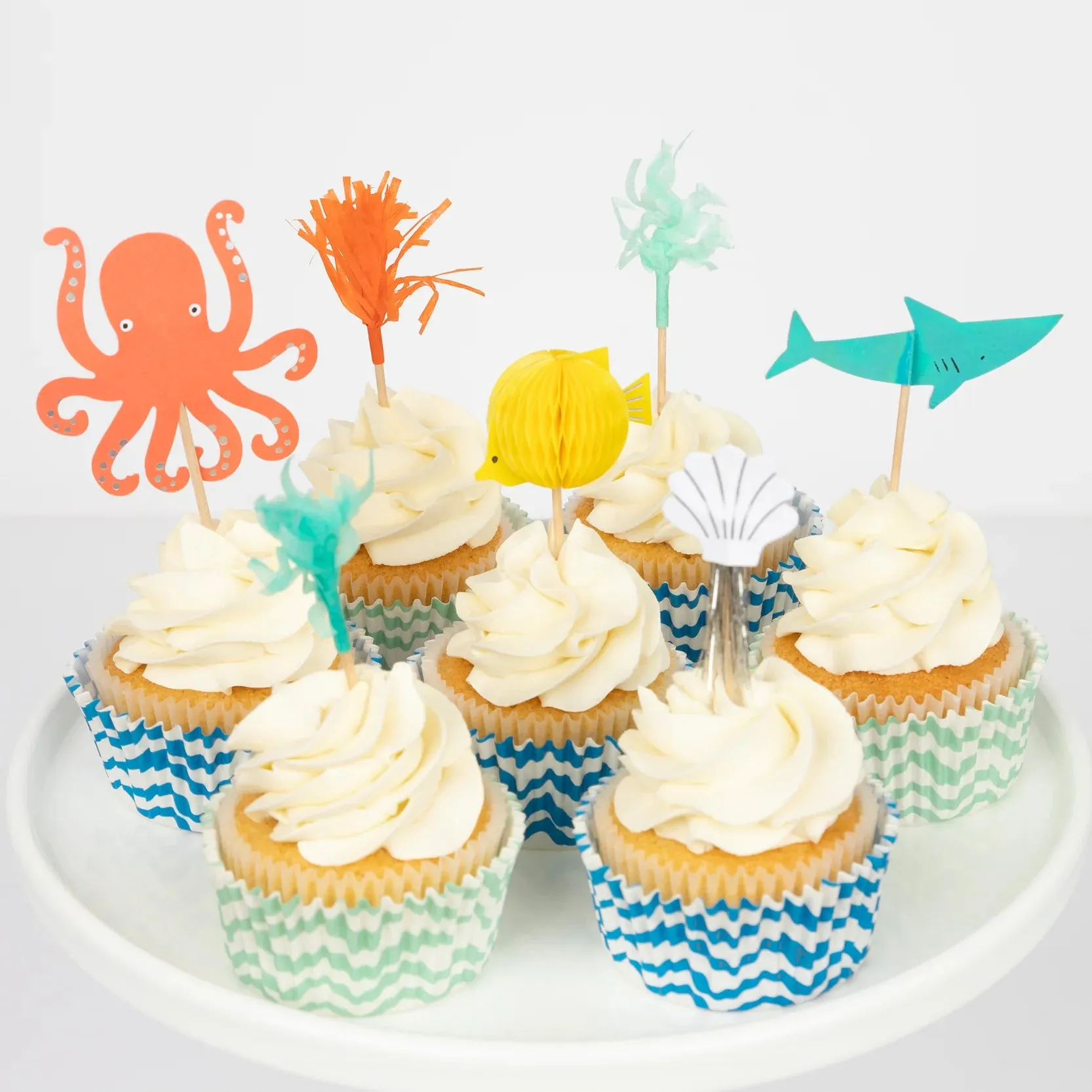 Under the Sea Cupcake Decorating Kit 24ct
