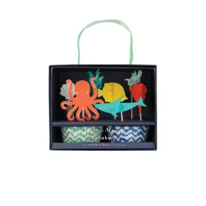 Under the Sea Cupcake Decorating Kit 24ct